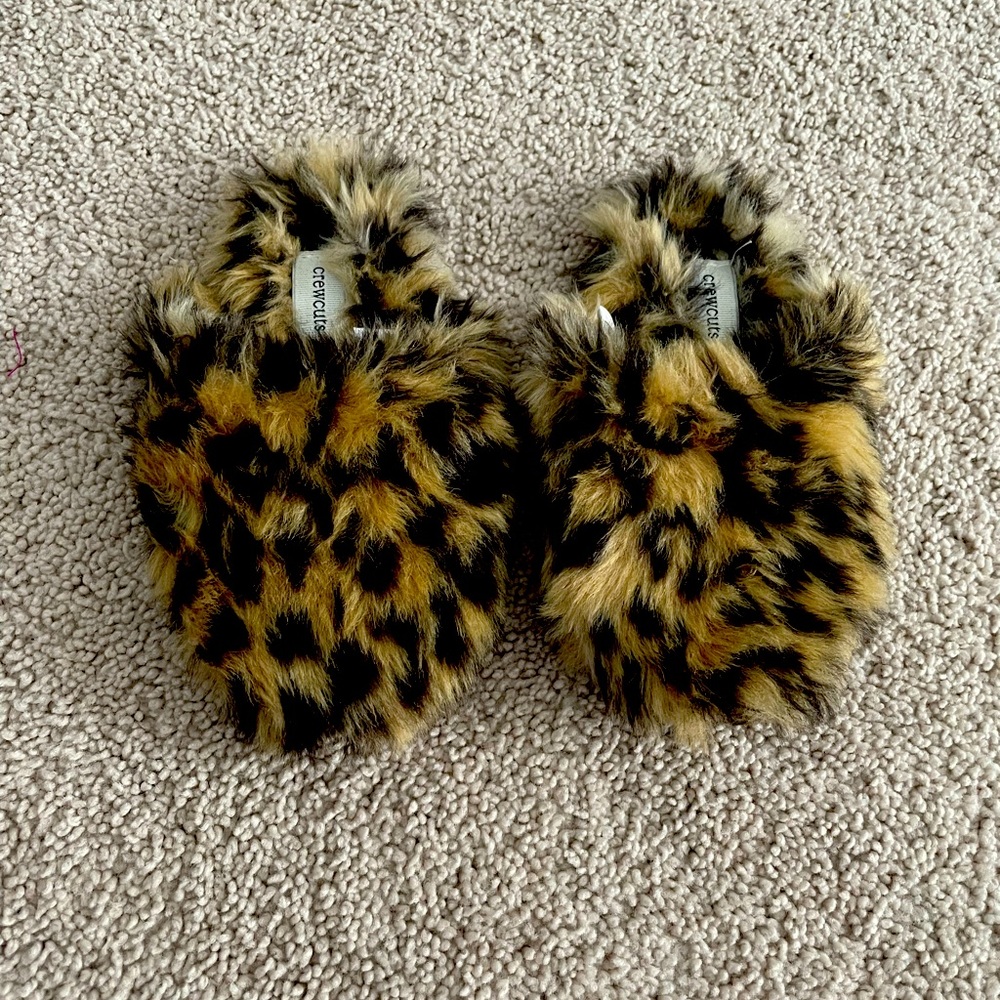 Crewcuts Leopard Slippers